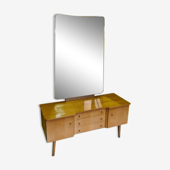Beech Veneered Dressing Table From The 1960s