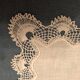 small placemat/handmade percale and lace handmade