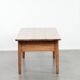 Fantastic antique French coffee table made of fruitwood with two drawers