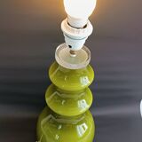 Glass lamp base