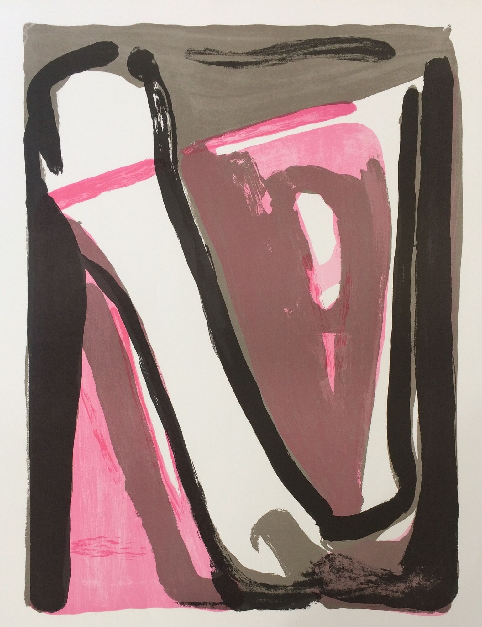 Original exhibition poster edited in lithography
