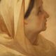 Oil painting on paper from the 19th century