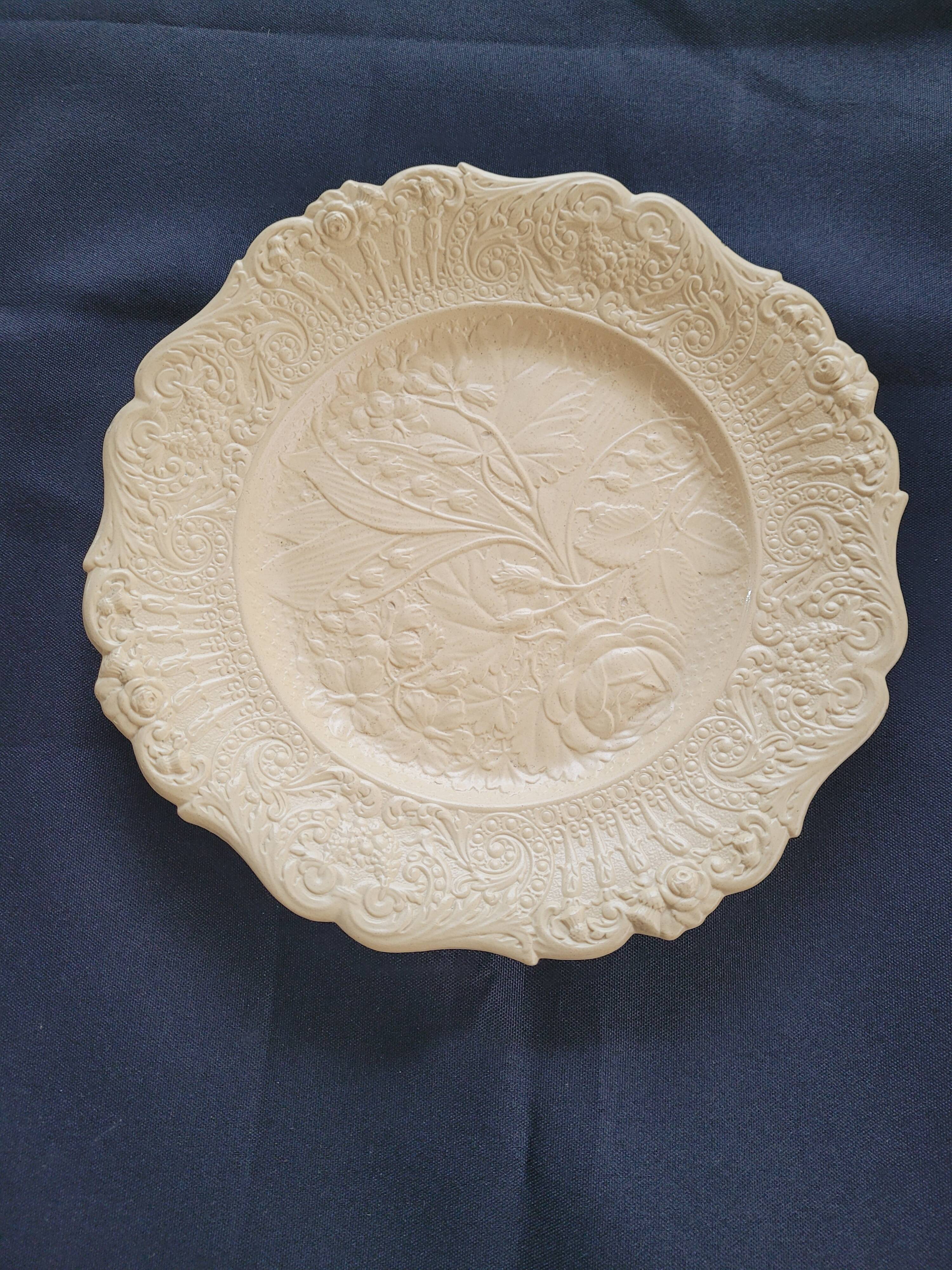 English plate "antique ridgway lilly of the valley rose floral plate"