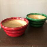 Duo of ceramic potholes