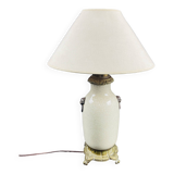 Chinese cracked porcelain lamp base