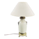 Pied de lampe en porcelaine craquelée de Chine