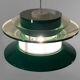 Pendant light "Trava" green version by Carl Thore for Granhaga Metallindustri. Sweden 1970s