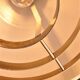 Vintage brass hanging lamp by Vereinigte Werkstatten Collection, 1960