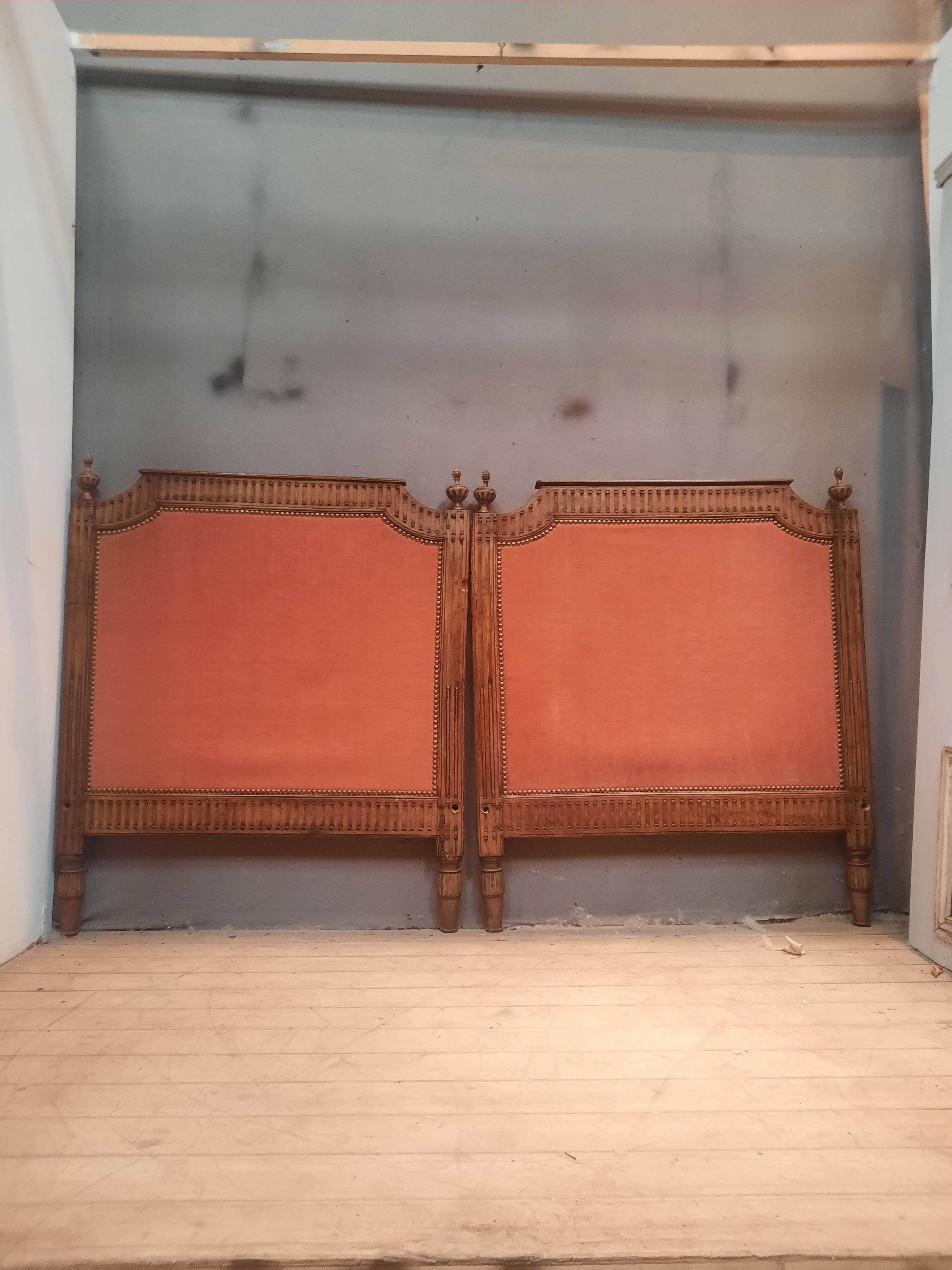 Pair of Louis XVI period headboards