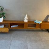Vintage solid oak sideboard (shallow)