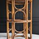 Plant stand, vintage side table, 1970s bamboo.