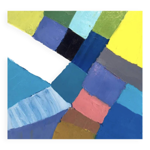 tableau Huile au couteau