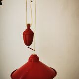 Hanging lamp with weight