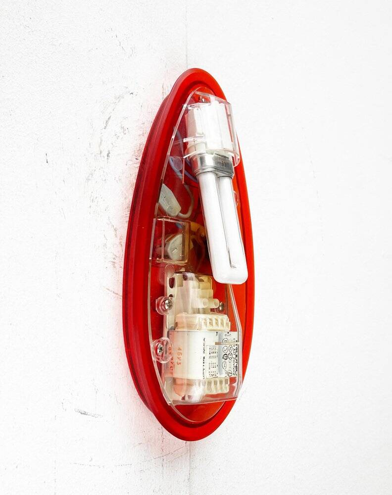 Postmodern Italian silicone wall lamp model Drop 1 by Marc Sadler for Arteluce, 1990s.