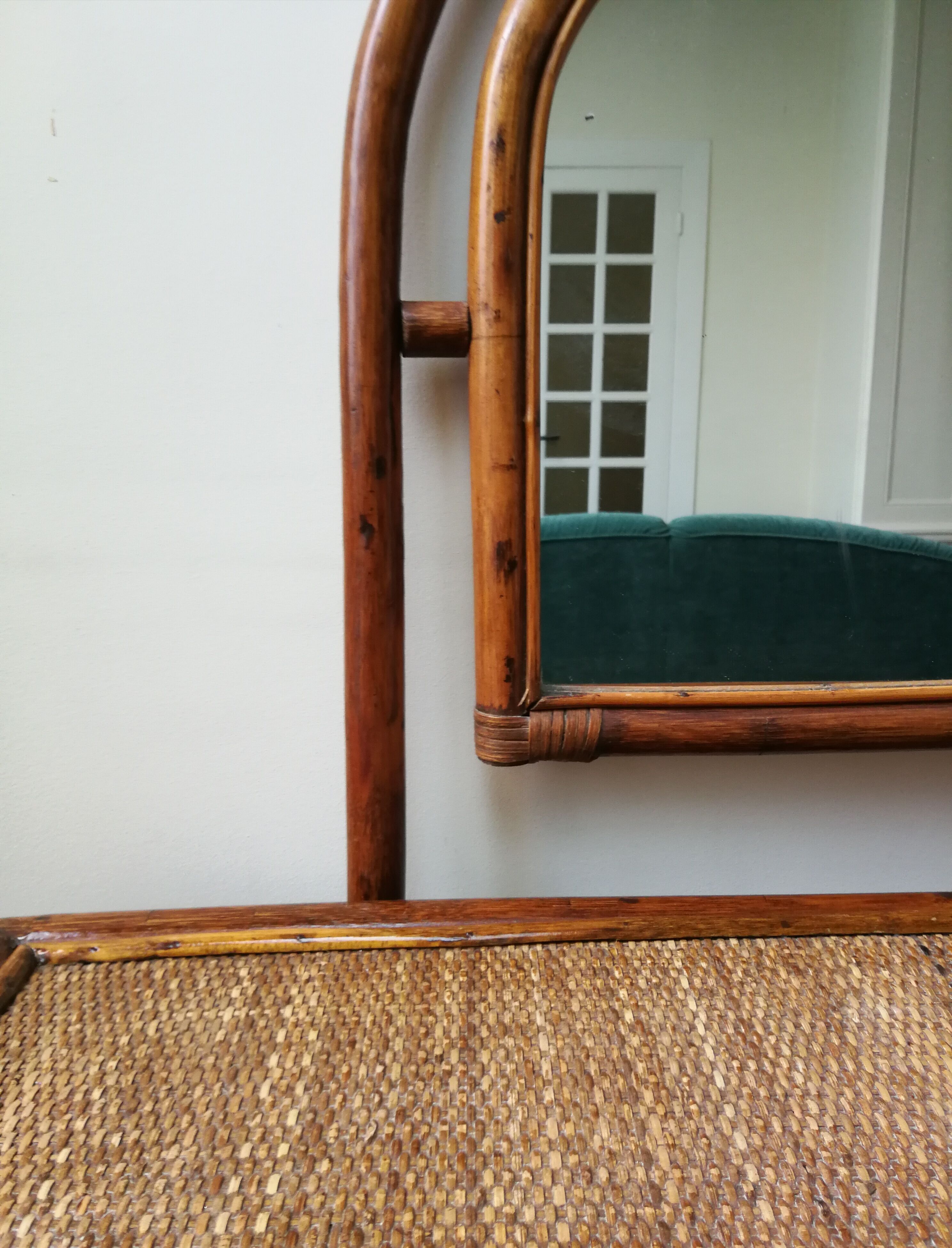 Rattan dressing table