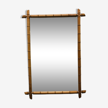 Bamboo mirror - 118x82cm