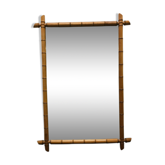 Bamboo mirror - 118x82cm