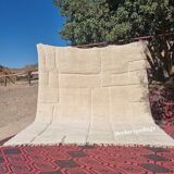 hand-knotted Moroccan apis - Beni ourain rug - all-wool Berber rug