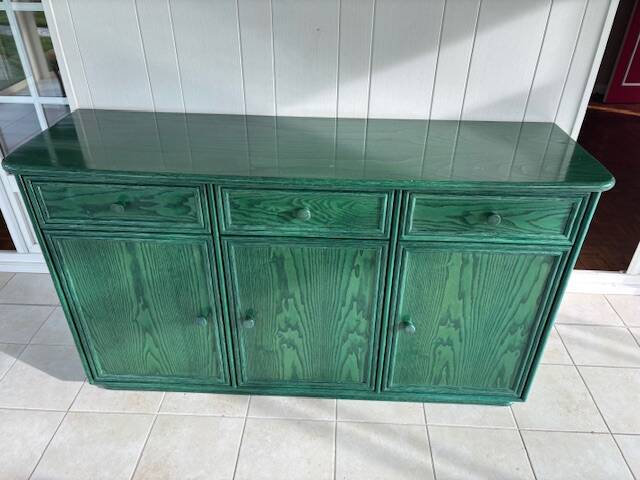 meuble bas 3 portes et 3 tiroirs