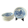 Set of 12 vintage deep plates Gien and Wedgwood 1967-71