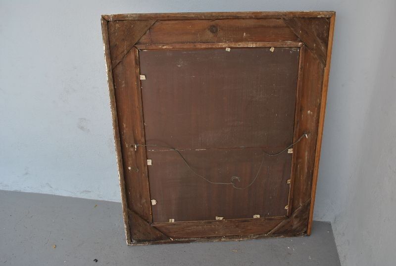 Mirror Louis XVI gilded wood ice old 109x128cm