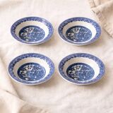 Set of 4 vintage Willow bowls – Woods & Sons England (1920–1950)