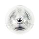 Mid-Century Space Age Glass Wave Ceiling Light - Koch & Lowy for P&P, 1970s