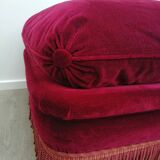 Raspberry red pouf