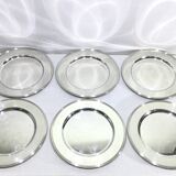 Set of silver-plated serving dishes and bells