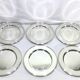 Set of silver-plated serving dishes and bells