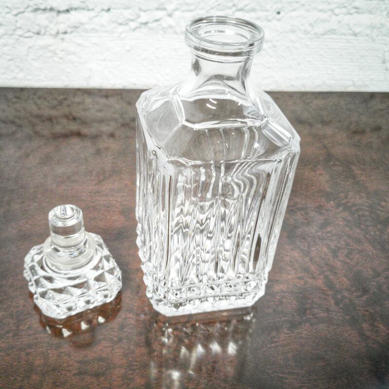Crystal whiskey carafe