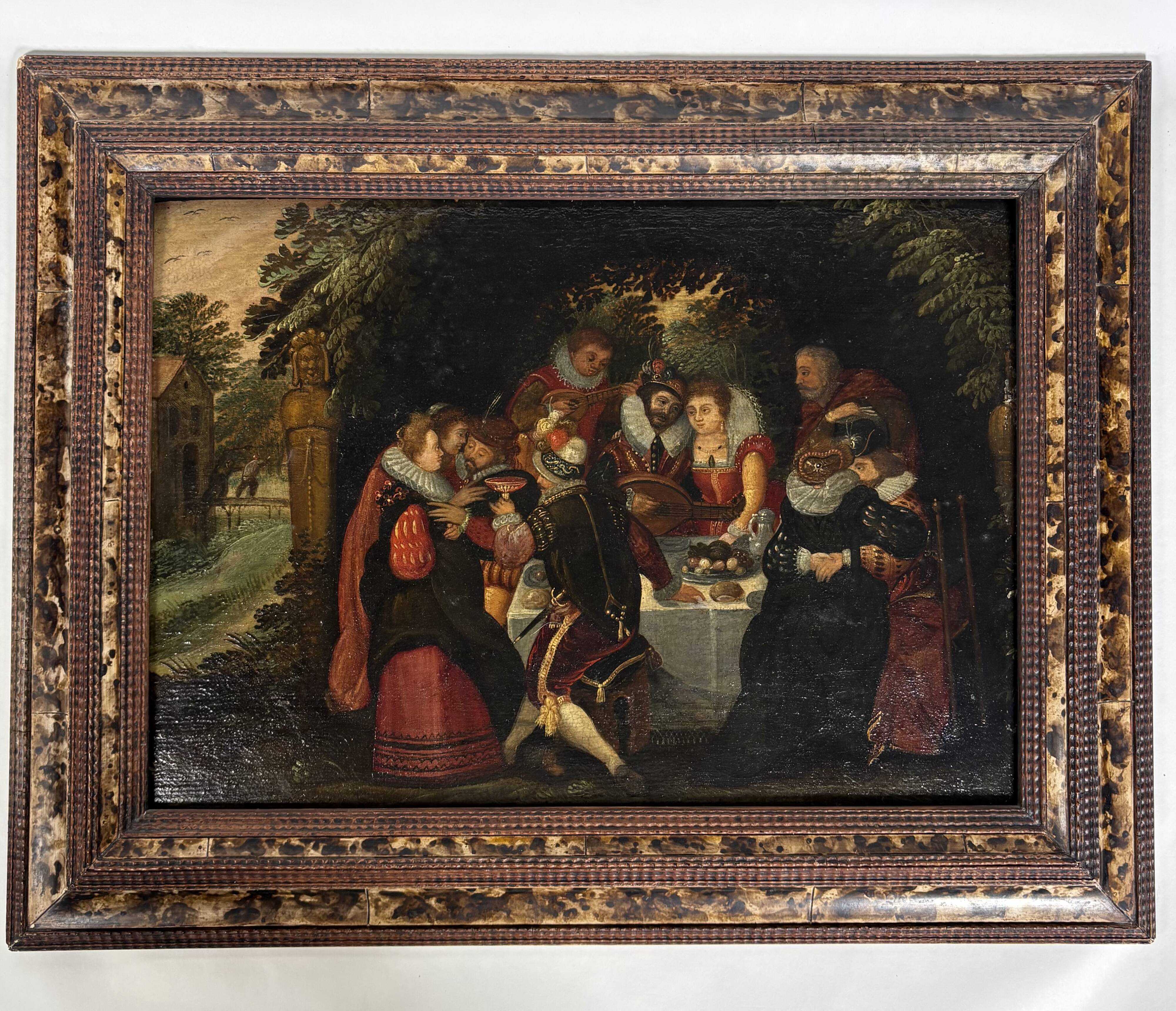 Attribué à david vinckboons  (1576-1629) ecole flamande du xviième siècle
