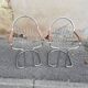 Paire de fauteuils vintage chrome
