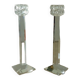 Pair of diamond crystal candle holders