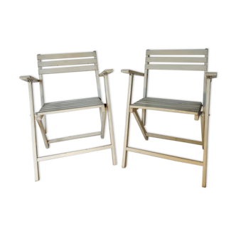 Chaises pliantes vintage