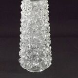 French vintage retro clear cut glass chandelier replacement shade