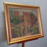 Oil on canvas signed