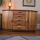 Vintage wooden sideboard / chest of drawers / buffet