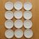 12 porcelain plates from Limoges Bernardaud Verlaine