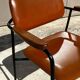 Eugen Schmidt armchair, Coraline cognac model for Airborn 1960.