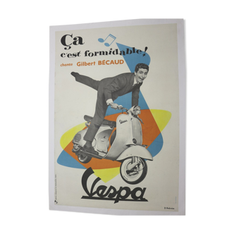 Original poster scooter Vespa