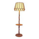 Louis Sognot rattan floor lamp