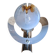 Mazzega designer wall lamp, Murano glass