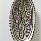 Moroccan glazed ceramic dish in Safi craft style