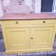 Lemon yellow country buffet