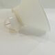 Suspension opaline blanche/vintage