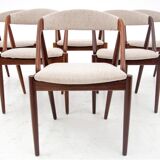 Set of 6 chairs by Kai Kristiansen, model 31, Denmark, 1960