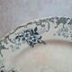 Old plate Terre de Fer Hb & Cie Choisy-le-Roi model Floreal 32 cm