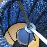 Pair of lampshade day in beads