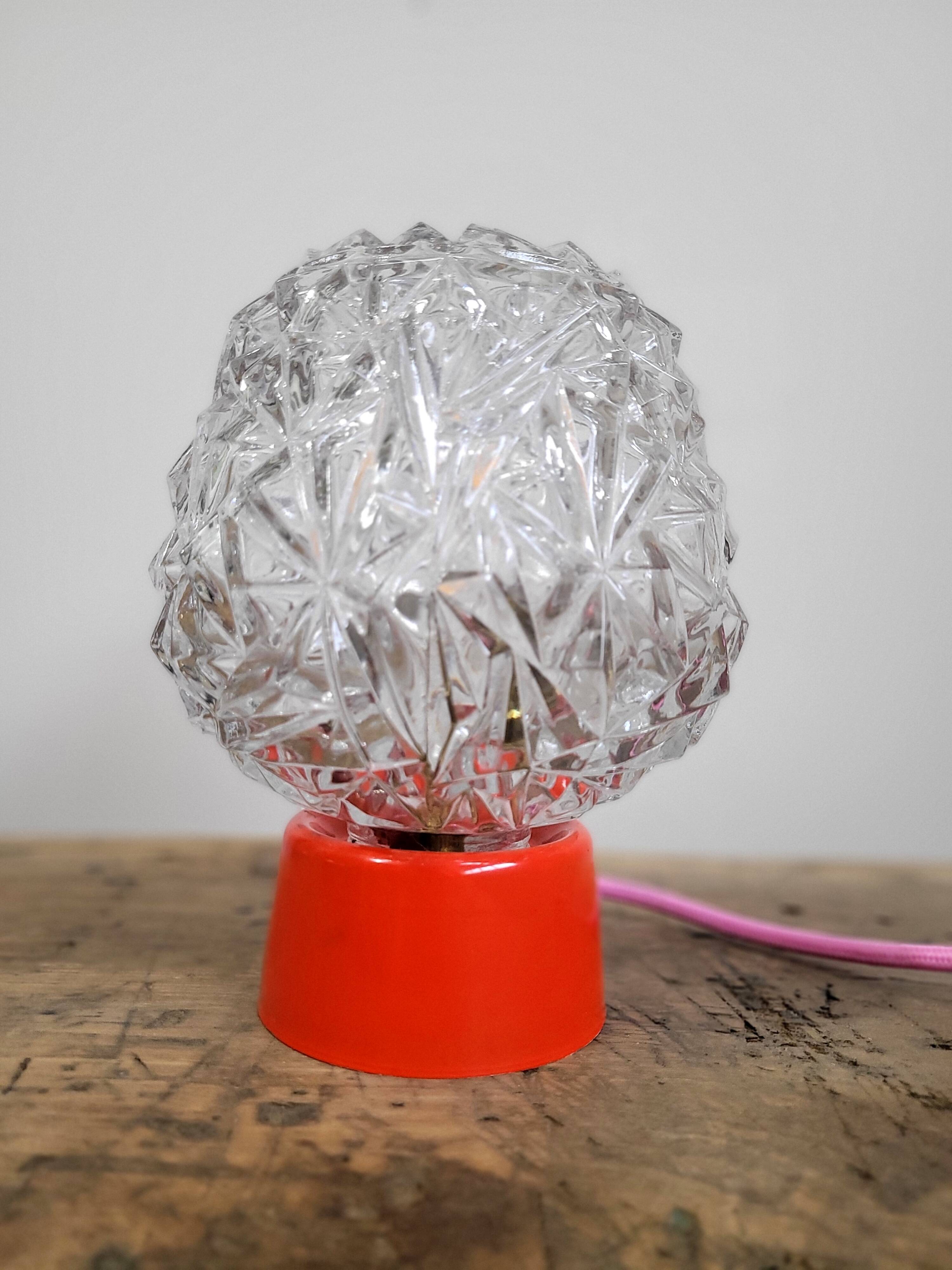 Vintage chic and colorful lamp